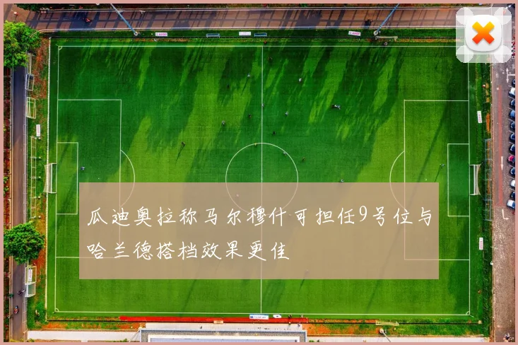 瓜迪奥拉称马尔穆什可担任9号位与哈兰德搭档效果更佳